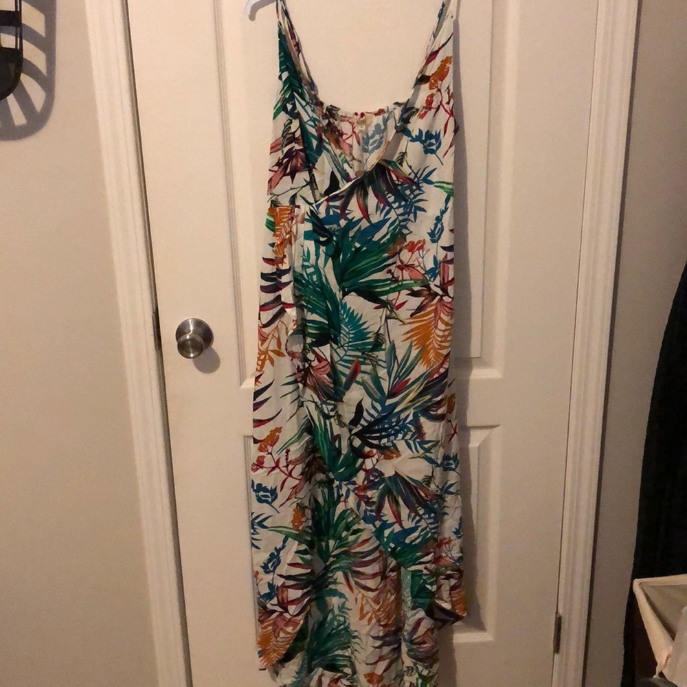 Kori Tropical Wrap Dress
